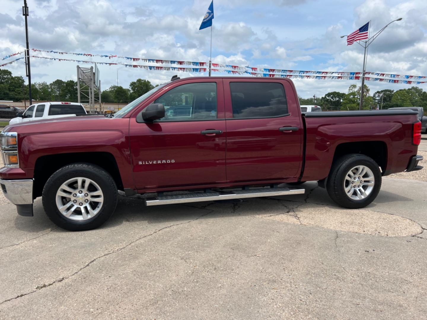 2014 Maroon /Gray Chevrolet Silverado 1500 LT (3GCPCREC4EG) with an 5.3L V8 engine, Automatic transmission, located at 4520 Airline Hwy, Baton Rouge, LA, 70805, (225) 357-1497, 30.509325, -91.145432 - 2014 Chevrolet Silverado Crew Cab LT ***One Owner*** 5.3 V8 Gas, 146K Miles, Power Windows, Locks & Mirrors, Good Tires, Bed Cover, Tow Pkg. FOR INFO PLEASE CONTACT JEFF AT 225 357-1497 CHECK OUT OUR A+ RATING WITH THE BETTER BUSINESS BUREAU WE HAVE BEEN A FAMILY OWNED AND OPERATED BUSINESS AT THE S - Photo#1